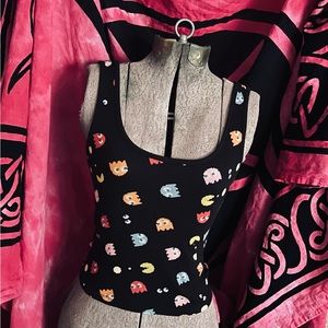 PacMan | Graphic Crop Tank